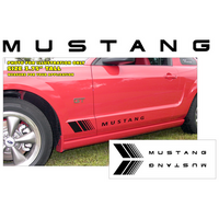 Small 'Mustang' Fader Side Stripe Kit - Red