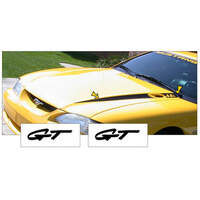 1994-98 Mustang Hood Cowl Stripe Set w/ GT Designation (Style 3) Black