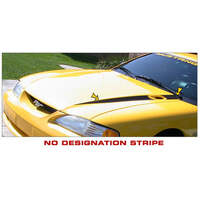 1994-98 Mustang Hood Cowl Stripe Set w/ No Designation (Style 3) Black