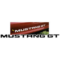 1994-98 Mustang GT Embossed Decal - Black Reflective