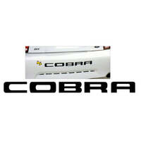 1996-00 Cobra Embossed Decal Kit - Black Reflective