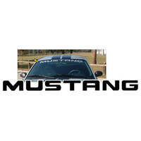 1994-04 Mustang Windshield Decal - Black