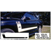 1994-98 Mustang Boss Style Side Stripe Kit w/ '38L' Designation - Black