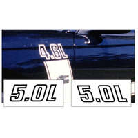 1994-98 Mustang '50L' Fender Decal Set - Black