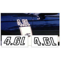 1994-98 Mustang '46L' Fender Decal Set - Black