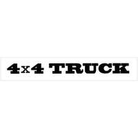 4X4 Truck Windshield Decal (3 x 36) Blue