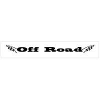 Off Road Windshield Decal w/ Flags (2 3/4 x 30) Blue