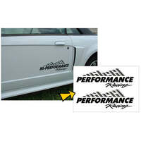 Performance Racing Decal Set - Black