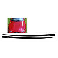 1999-04 Mustang '38L' Cowl Hood Stripe Set - Black