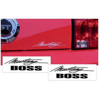 Mustang Boss Script Set (Size 225 x 8) Black