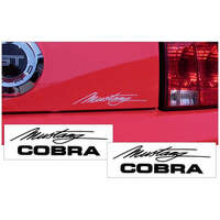 Mustang Cobra Script Set (Size 225 x 8) Red