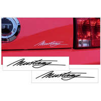 Mustang Script Set (Size 125 x 8) Red