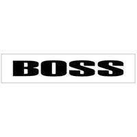 Mustang Boss Windshield Decal (35 x 24) Blue