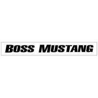 Mustang Boss Windshield Decal (35 x 40) Blue