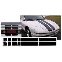 1997 Probe 'GTS' Racing Stripe Kit - Black