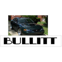 2001 Bullitt Windshield Decal - Gold Metallic