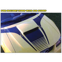 1999-04 Mustang Boss Style Hood Stripe Kit (No Name) Gold Metallic