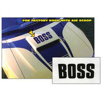 1999-04 Mustang Boss Raised Hood Decal - Black