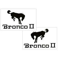 Ford Bronco II Decal Set (4 x 65) Black