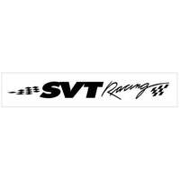 SVT Racing w/ Flag Windshield Decal (425 x 37 Long) Blue