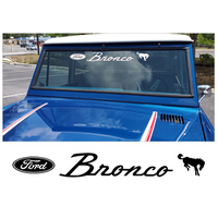 Ford Bronco Windshield Decal (375 x 30) Blue