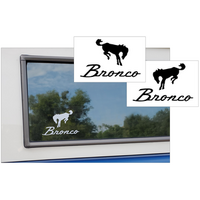 Ford Bronco Decal Set (44 x 7) Black