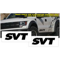 SVT Decal Set (3/4 x 2 1/2) Black Reflective