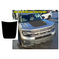 2021 Ford Bronco Sport Hood Blackout Decal - Matt Black