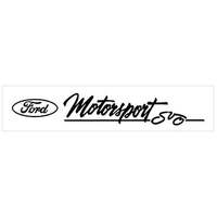 Ford Oval Motorsport SVO Windshield Decal (3 3/8 Tall x 20 Long) Gold Metallic