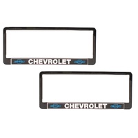 "Chevrolet" Number Plate Frames x2