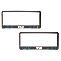 Chevrolet "350" Number Plate Frames x2