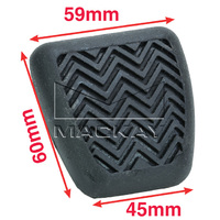 Brake & Clutch Pedal Pad (Corolla Hatch/Sedan Manual 4CYL 1.8L)