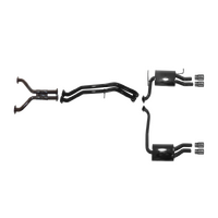 Cat Back Exuast System w/ Duel Rear Muffler & Quad Tip Outlet for Falcon FG GT