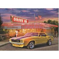 Daytona Yellow Zeta Chevy Camaro Z/28 Jigsaw Puzzle 50cm x 70cm 1000 Piece