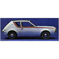 1970-71 Gremlin Rally Side Stripes (No Name) Antique White