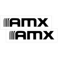 1977 AMC Hornet 'AMX' Quarter Panel Decal Set (2 5/8 x 14) Black