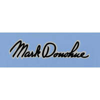 1970 'Mark Donohue' Trunk Decal - Reflective White w/ Black Name