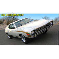 1972 Javelin Side "C" Stripe Kit - Antique White