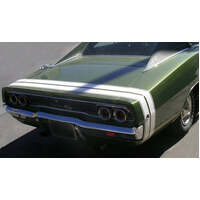 1968 Dodge Charger Bumble Bee Rear Stripe Kit - White