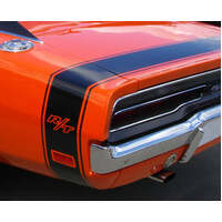 1969 Dodge Charger R/T Bumble Bee Rear Stripe Kit (Stripe Has R/T Designation) Black