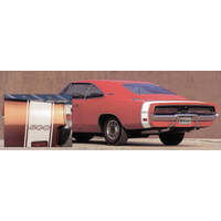 1969 Dodge Charger 500 Bumble Bee Kit w/ '500' Designation In Stripe - Tomato Red