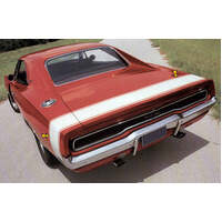 1970 Charger R/T Bumble Bee Stripe Decal Kit (No Name) Black