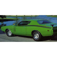 1971 Charger Side Stripe Kit - Black