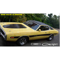 1973-74 Charger Mid-Body Stripe Kit - Black