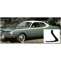 1973-74 Dart Sport Side & Over The Roof Stripe Kit - Black