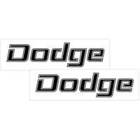 1973-74 Dodge Quarter Panel Decal Set (35 Tall x 17 Long) Antique White (Parchment)