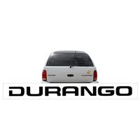 2001-03 Dodge Durango Lift Gate Name (Size 1 Tall x 1275 Long) Black