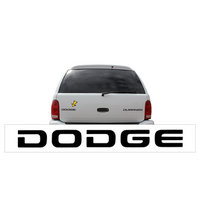 2001-03 Dodge Durango Lift Gate Dodge Name (Size 1 Tall x 9 Long) Black