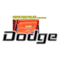 1976-77 Dodge Warlock Tailgate Name Decal (Size 45 Tall x 17 Long) Gold Metallic