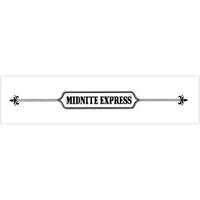 1978-79 Dodge Truck Midnite Express Tailgate Crest Name Decal - Gold Metallic